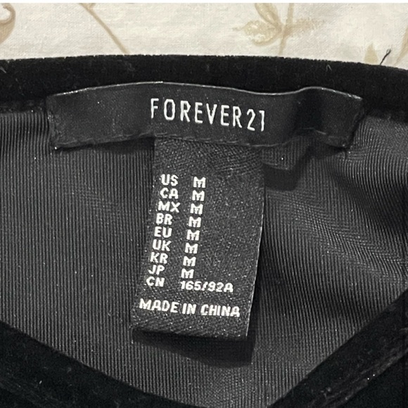 Forever 21 Black Corduroy Tank Top - Picture 3 of 4